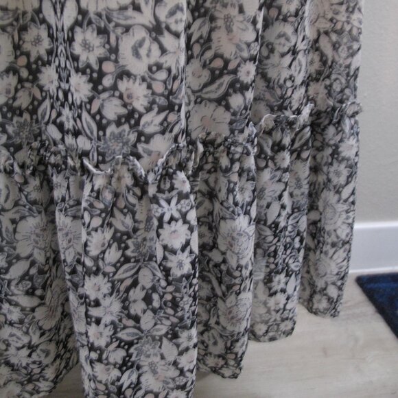 MISA LOS ANGELES - Off Shoulder Puff Sleeve Floral Dress - Picture 10 of 14